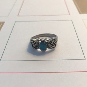 Blue dragonfly ring 🦋